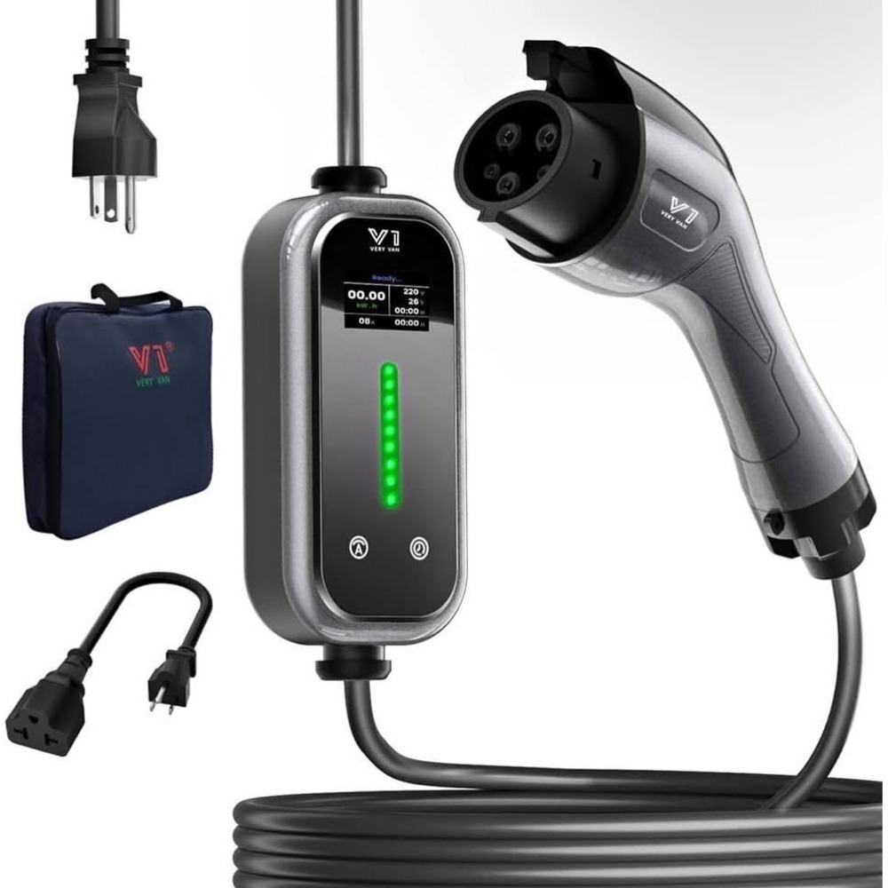 Very Van V1 25' Portable EV Charger Level 1&2 16A Electric Vehicle NEW in Box
